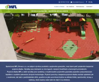 MFL-Group.cz(Pryžová dlažba) Screenshot