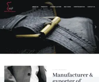 Mfleather.co.in(Feel The Joy Of Indian Buffalo Leather) Screenshot