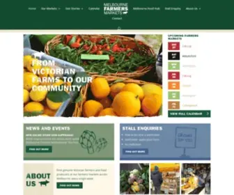 MFM.com.au(Melbourne Farmers Markets) Screenshot