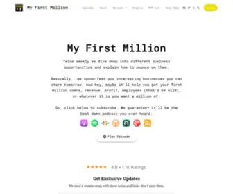 MFmpod.com(My First Million Podcast) Screenshot