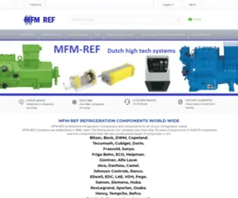 MFmref.com(MFM-REF webshop voor professionele koeltechniek) Screenshot