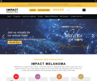 Mfne.org(Impact Melanoma) Screenshot