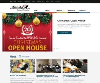 Mfnerc.com(Manitoba First Nations Education Resource Centre Inc) Screenshot