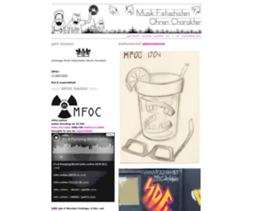 Mfoc.de(MUSIK FETISCHISTEN OHREN CHARAKTER) Screenshot