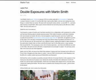 Mfoot.com(Martin Foot) Screenshot