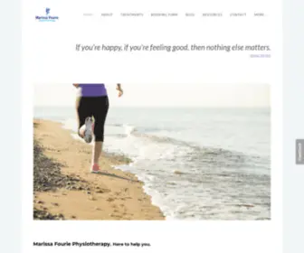 Mfouriephysio.co.za(Marissa Fourie Physiotherapy) Screenshot