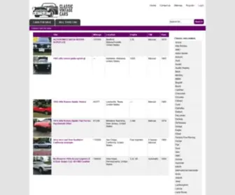 MFPclassiccars.com(Classic cars) Screenshot