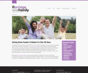 MFRC-PA.com(Marriage and Family Resource Center Home) Screenshot