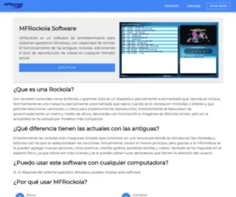 Mfrockola.com(El mejor programa para tu videorockola) Screenshot