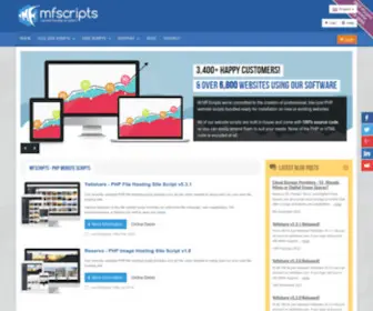 MFScripts.com(PHP Website Scripts) Screenshot