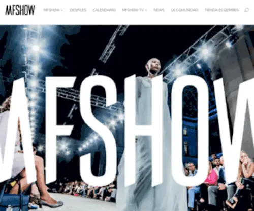 MFshow.es(Madrid fashion week) Screenshot
