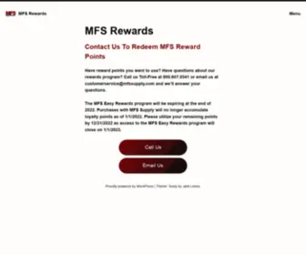 MFsrewards.com(MFS Easy Rewards) Screenshot