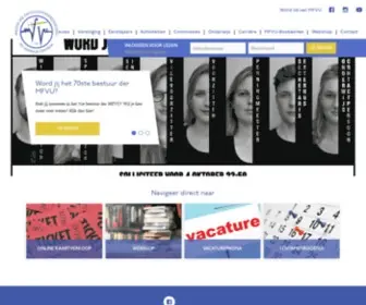 Mfvu.nl(Medische Faculteitsvereniging Vrije Universiteit medisch centrum) Screenshot