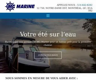 MG-Marine.com(Réparation de bateaux Montréal) Screenshot