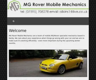 MG-Rovermobilemechanics.com(MG Rover Mobile Mechanics) Screenshot