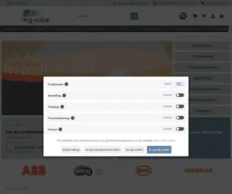 MG-Solar-Shop.com(MG Solar Shop) Screenshot