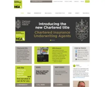 Mgaa.co.uk(Shaping the future of delegated underwriting) Screenshot