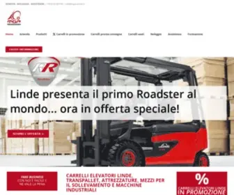 Mgacarrellielevatori.com(Carrelli elevatori Linde) Screenshot