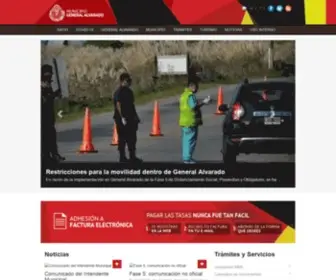 Mga.gov.ar(Municipio General Alvarado) Screenshot