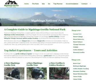 Mgahinganationalpark.com(Mgahinga Gorilla National Park) Screenshot