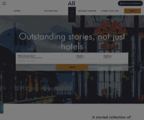 Mgallery.com(Boutique hotels with one) Screenshot