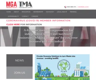 Mgatma.com.au(MGA TMA) Screenshot