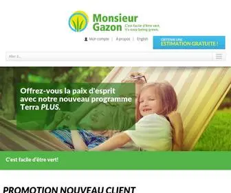 Mgazon.ca(Traitement de pelouse) Screenshot