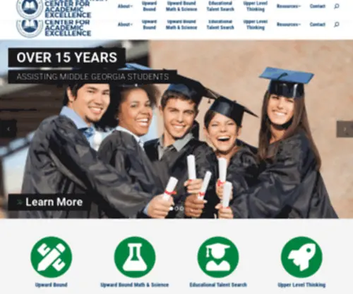 Mgcae.org(The Middle Georgia Center for Academic Excellence) Screenshot