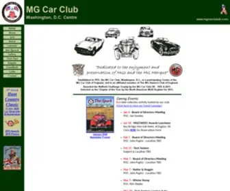 Mgcarclubdc.com(MG Car Club Washington D.C) Screenshot