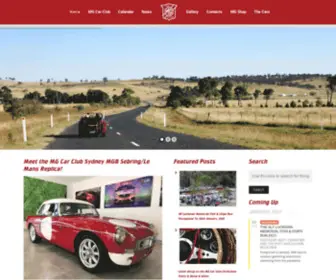 Mgcarclubsydney.com.au(The MG Car Club Sydney) Screenshot