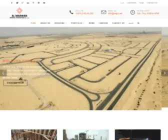 MGCC.ae(Al Marwan General Contracting Company) Screenshot