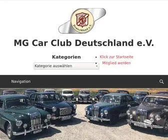 MGCC.de(MG Car Club Deutschland e.V footer2) Screenshot