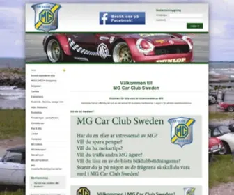 MGCC.se(MG Car Club Sweden) Screenshot