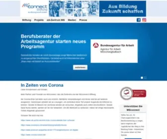 Mgconnect.de(MGconnect Stiftung) Screenshot