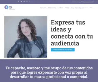 Mgcontenidos.com.ar(MG web y contenidos: comunicación) Screenshot