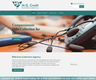 MGcredit.com(Collection Agency) Screenshot