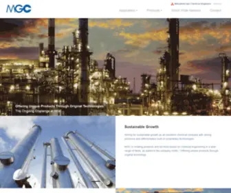 MGCS.com.sg(Mitsubishi Gas Chemical Singapore) Screenshot