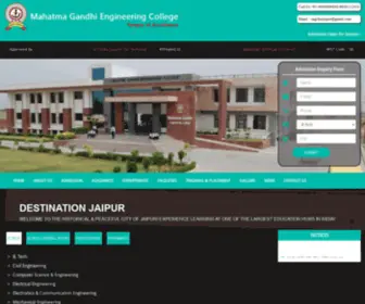 MgecJaipur.com(Best Engineering College of Rajasthan) Screenshot