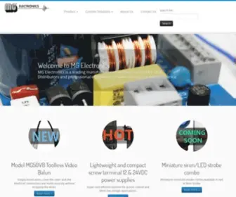 Mgelectronics.com(MG Electronics) Screenshot