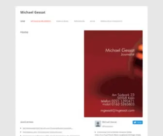 Mgessat.com(Michael Gessat) Screenshot