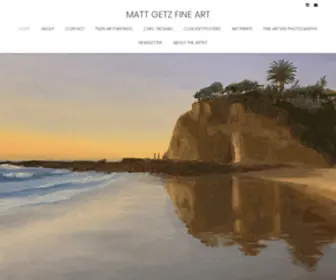 Mgetz.com(Matt Getz Fine Art) Screenshot