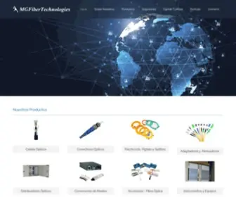 Mgfibertech.com(MG Fiber Technologies) Screenshot