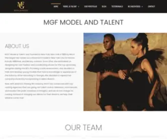 MGfmodelandtalent.com(MGF Model & Talent) Screenshot