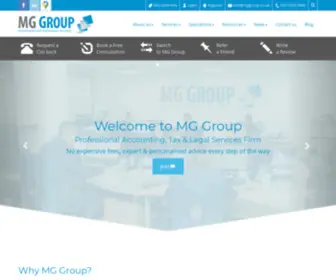 MGgroup.co.uk(Accountants in Harrow) Screenshot