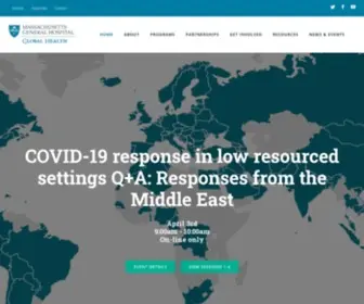 MGHCGH.org(The Mass General Center for Global Health) Screenshot