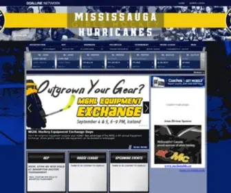 MGHL.ca(Mississauga Girls Hockey League) Screenshot