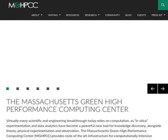 MGHPCC.org(Massachusetts Green High) Screenshot