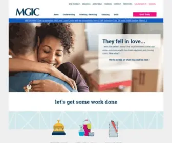 Mgic.com(Mortgage insurance by MGIC) Screenshot