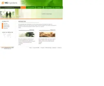 Mgingredients.com(MG Ingredients) Screenshot