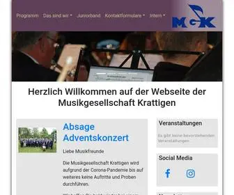 MGkrattigen.ch(Freude an der Musik) Screenshot